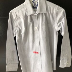 Newberry shirt - blue, gray and white